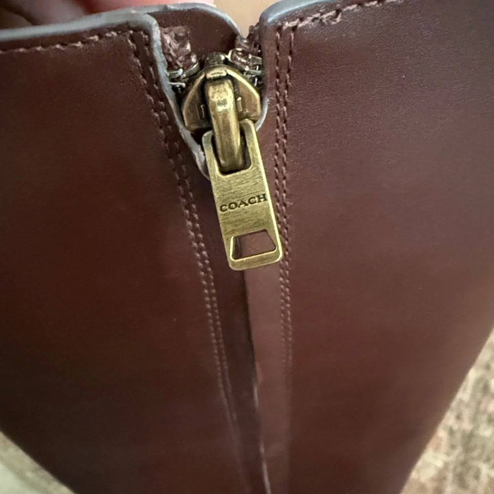 Coach Leather Riding Boots - Picture 4 of 8